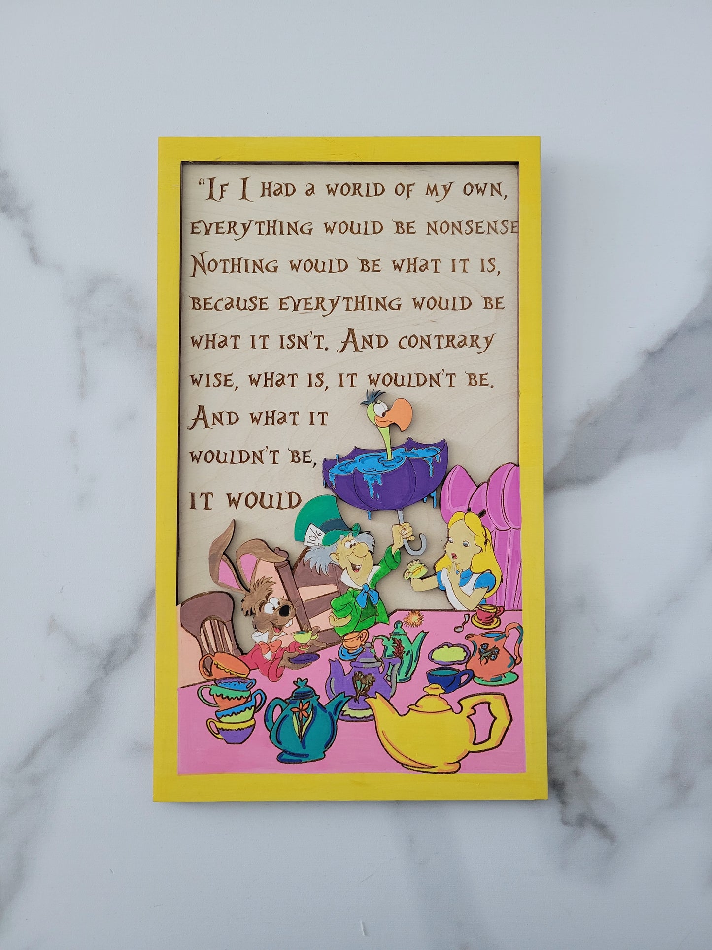 Alice and Hatter Tea Party Quote