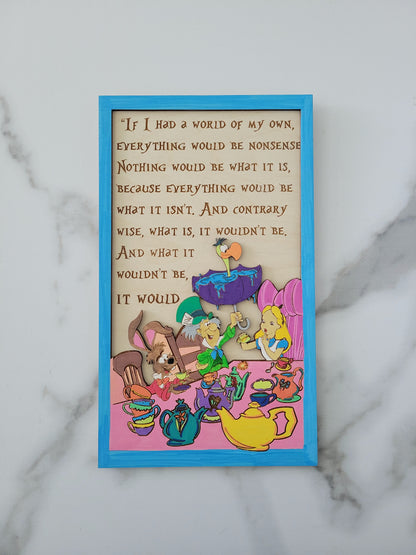 Alice and Hatter Tea Party Quote