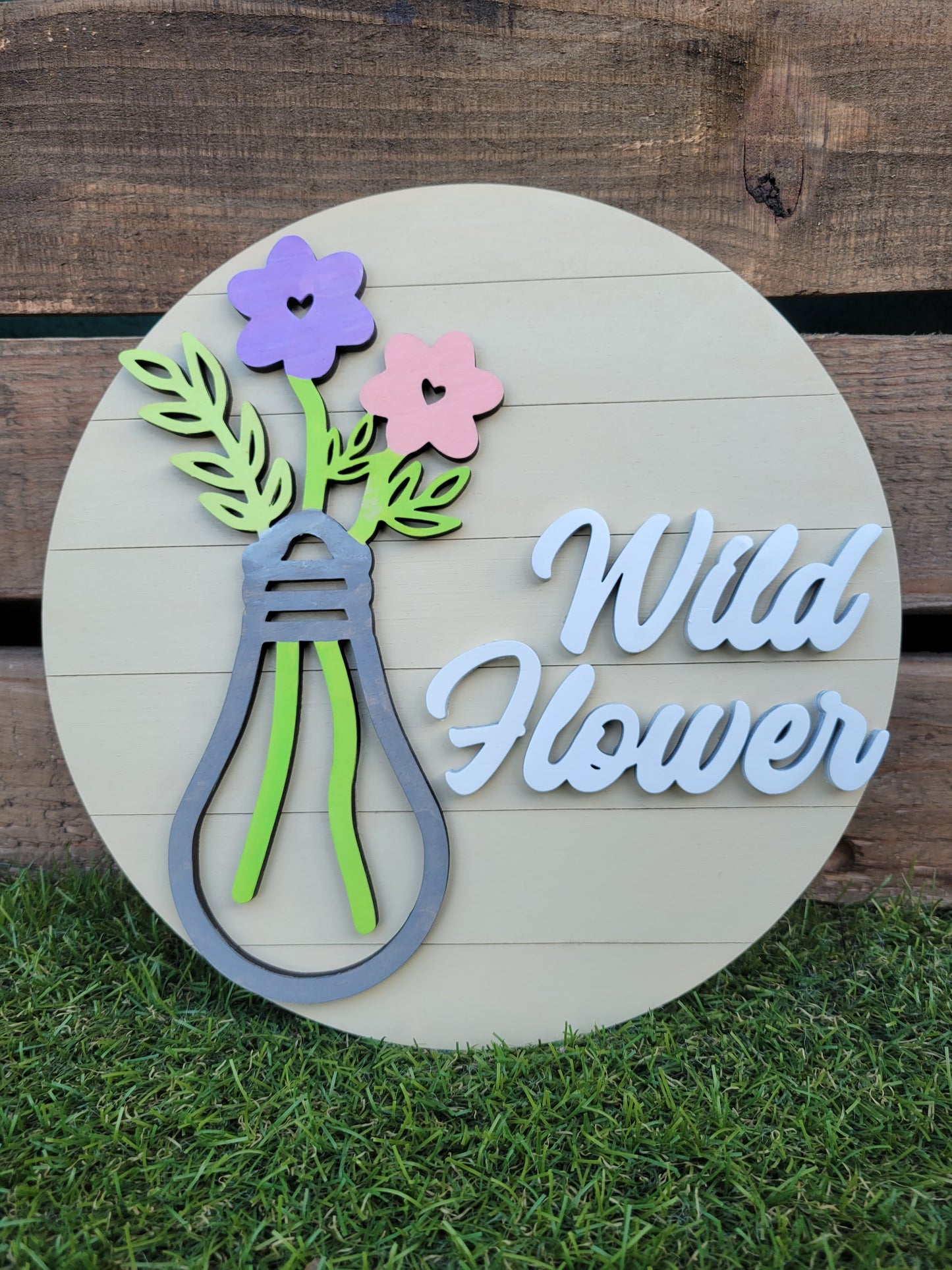 Wild Flower Sign