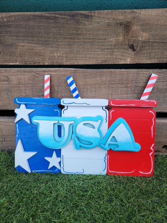 USA Mason Jars Sign